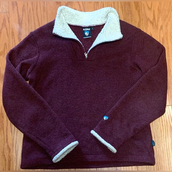 Women’s Small KUHL 1/4 Zip Alfpaca Fleece Sweater Mid Layer - Picture 5 of 16